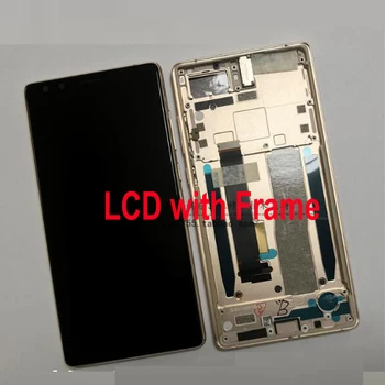 Originalus Geriausia Išbandyti Darbo LCD Ekranas Jutiklinis Ekranas skaitmeninis keitiklis Surinkimo Jutiklis + Rėmas ZTE Nubija Z17S NX595J Telefono Skydelį